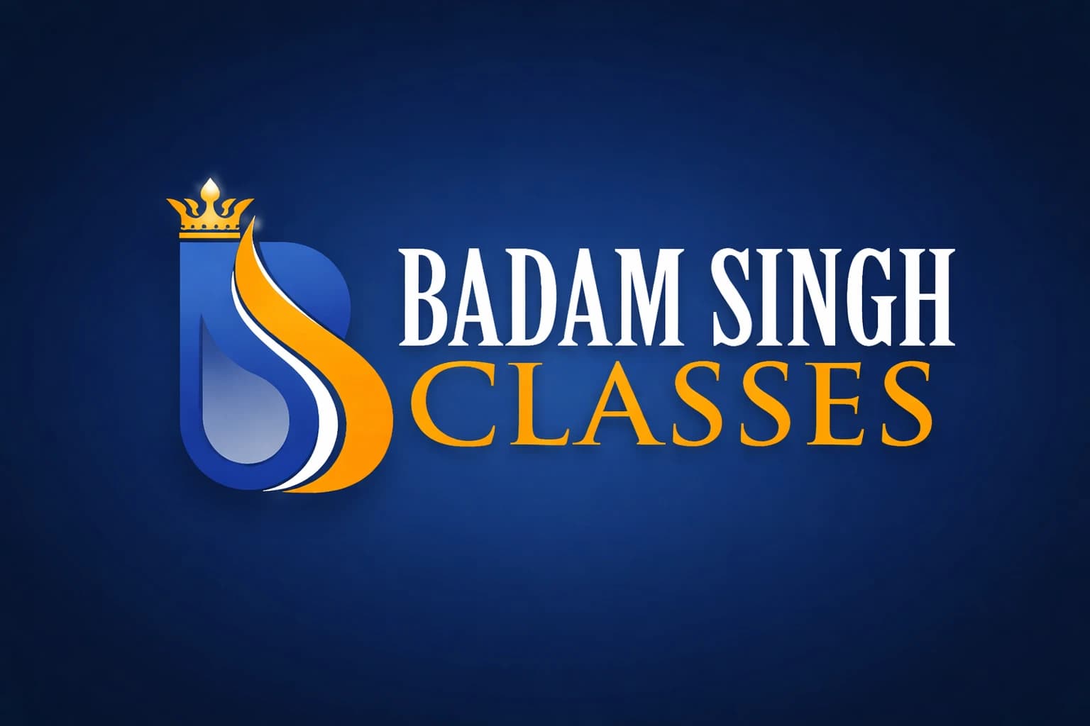 Badam Singh Classes Logo