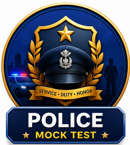 Police mock test logo